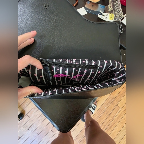 Betsey Johnson Checkered Shoulder Bag - Picture 7 of 8